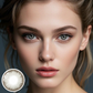 Diamond Glitter Gray Coloured Contacts | Yearly