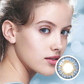 3 Tone Blue Coloured Contacts | Yearly