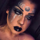White Mesh Sclera Contacts