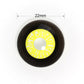Black And Yellow Sclera Contacts