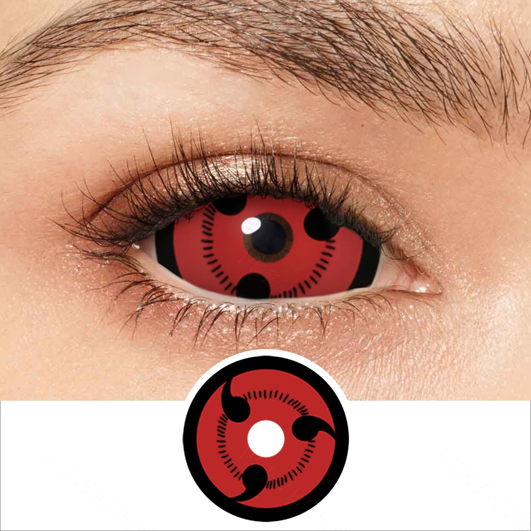 Itachi Uchiha Sharingan Sclera Contacts
