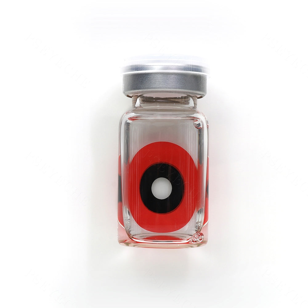 Red and Black Sclera Contacts - PsEYEche