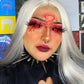 Jigsaw Black And Red Sclera Contacts