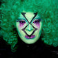 Purple Snowy Night Sclera Contacts