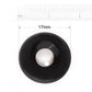 17mm Diameter All Black Mini Sclera Contacts - PsEYEche