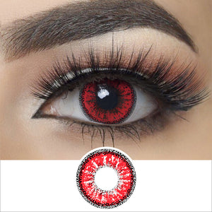 Dolly Eye Red Contacts