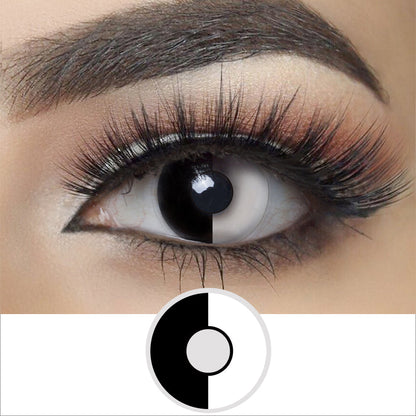 Black And White Contacts