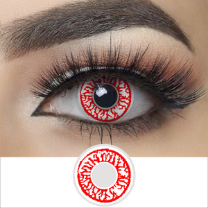 Red Bloodshot Contact Lenses