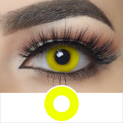 Solid Yellow Contacts