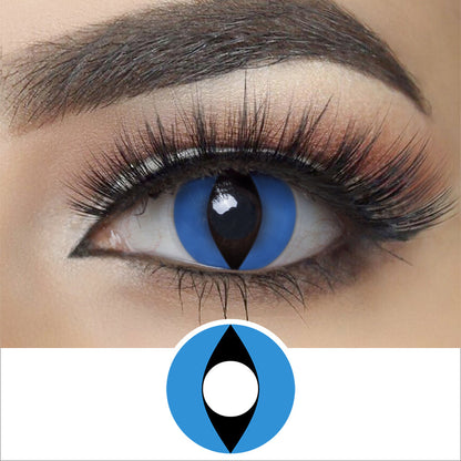 Blue Cat Eye Contacts
