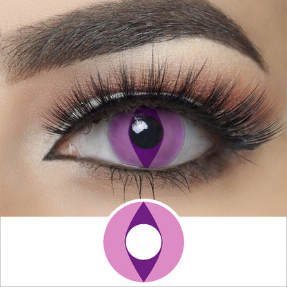 Violet Cat Eye Contacts