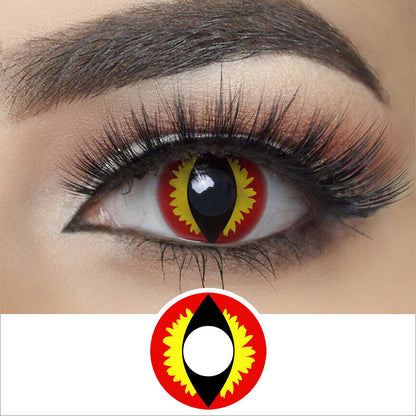 Red Dragon Eyes Contacts