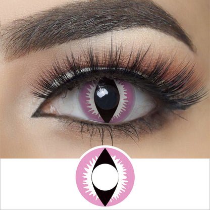 Pink Dragon Eye Contacts
