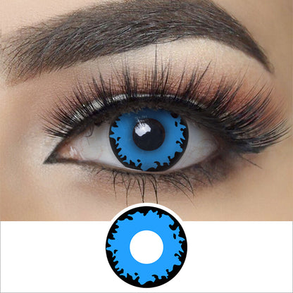 Twilight Blue Wolf Eyes Contacts