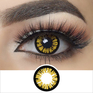 Glamor Yellow Contacts