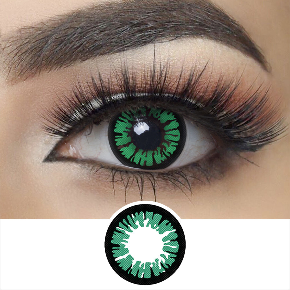 Glamor Green Contacts