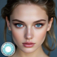 3 Tone Brilliant Blue Coloured Contacts | Yearly