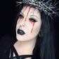 Model are wearing Flare Darth Maul Sith Sclera Lenses