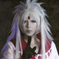 Model are wearing Rinnegan Naruto Colossus Sclera Lenses