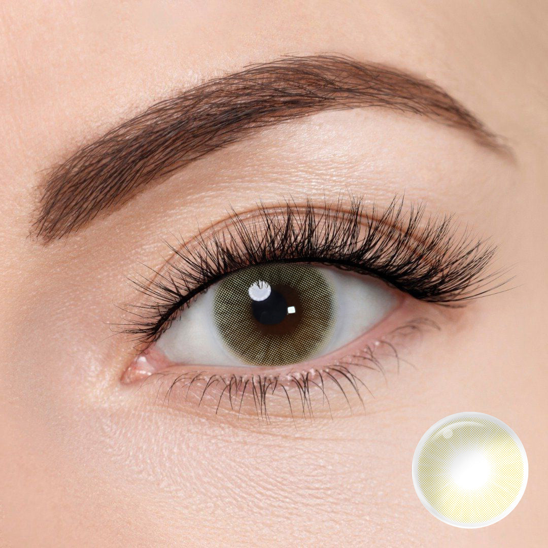 Hidrocor Amber Yellow Coloured Contacts | Yearly