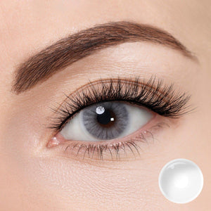 Hidrocor Icy Gray Coloured Contacts | Yearly