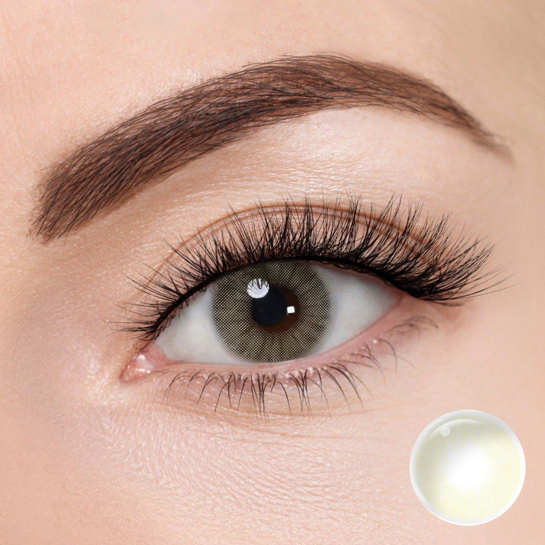 Hidrocor Crystal Yellow Coloured Contacts | Yearly