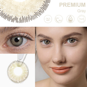 Premium Gray Coloured Contacts | Yearly