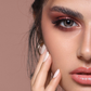 Diamond Glitter Gray Coloured Contacts | Yearly