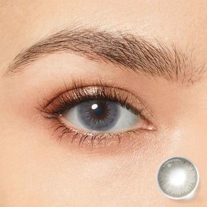 Diamond Gray Shadow Coloured Contacts | Yearly