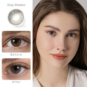 Diamond Gray Shadow Coloured Contacts | Yearly
