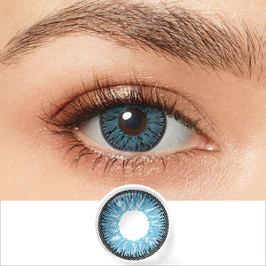 Nonno Blue Coloured Contacts | Yearly