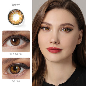 Nonno Brown Coloured Contacts | Yearly