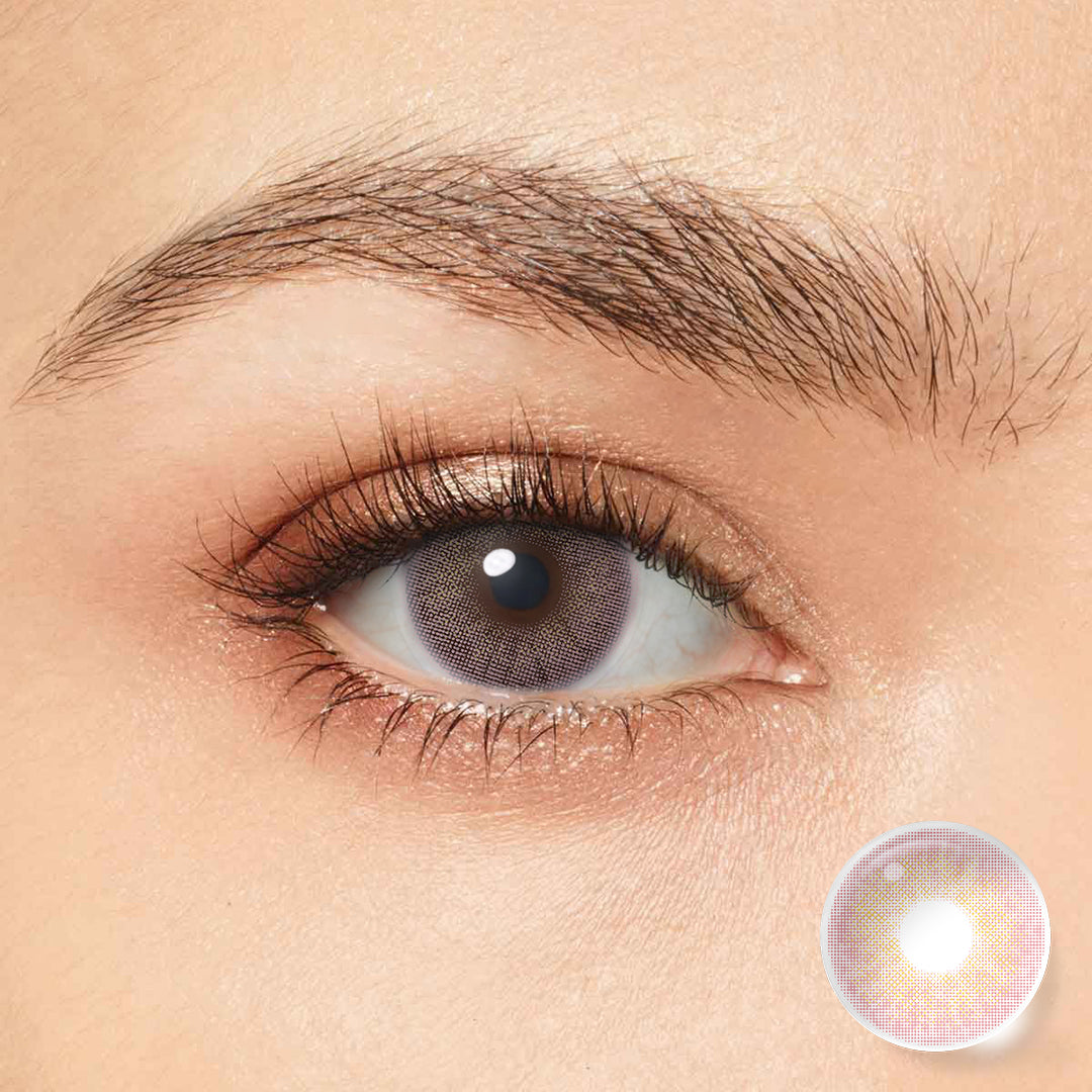 Cloud Pink Coloured Contacts | Yearly