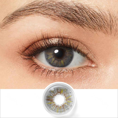 Broadway Lava Gray Coloured Contacts | Yearly