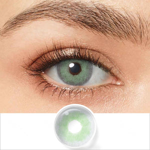 Yukon Green Coloured Contacts | Yearly