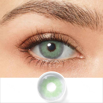 Yukon Green Coloured Contacts | Yearly