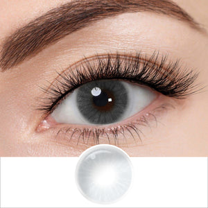 Queen Graphite Coloured Contacts | 6 Months