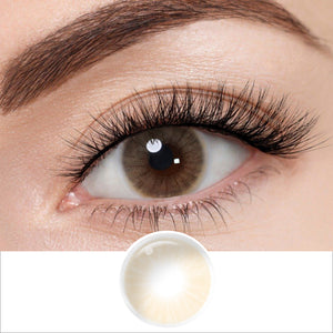 Queen Ochre Coloured Contacts | 6 Months