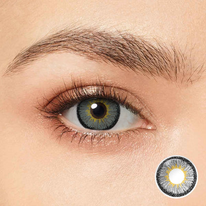 Neon Gray Coloured Contacts | 6 Months