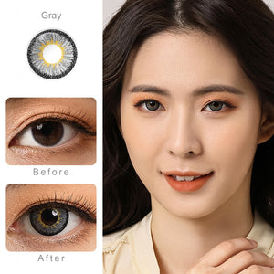 Neon Gray Coloured Contacts | 6 Months