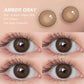 Desire II Amber Gray Coloured Contacts | 6 Months