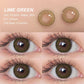Desire II Lime Green Coloured Contacts | 6 Months