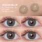 Desire II Ocean Blue Coloured Contacts | 6 Months