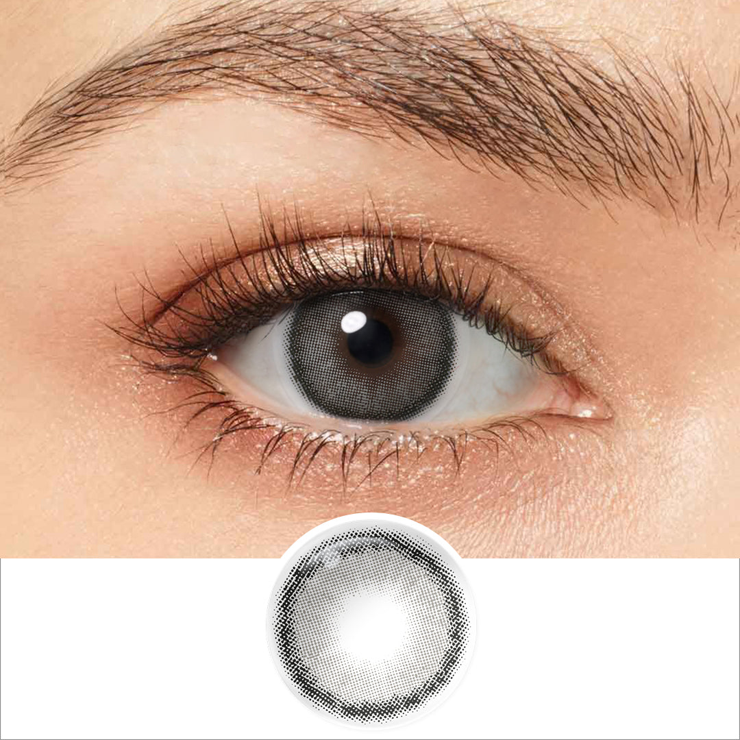 Roze Charcoal Gray Coloured Contacts | 6 Months