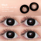 Supersize Black Coloured Contacts | 6 Months