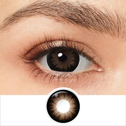 Supersize Brown Plus Coloured Contacts | 6 Months