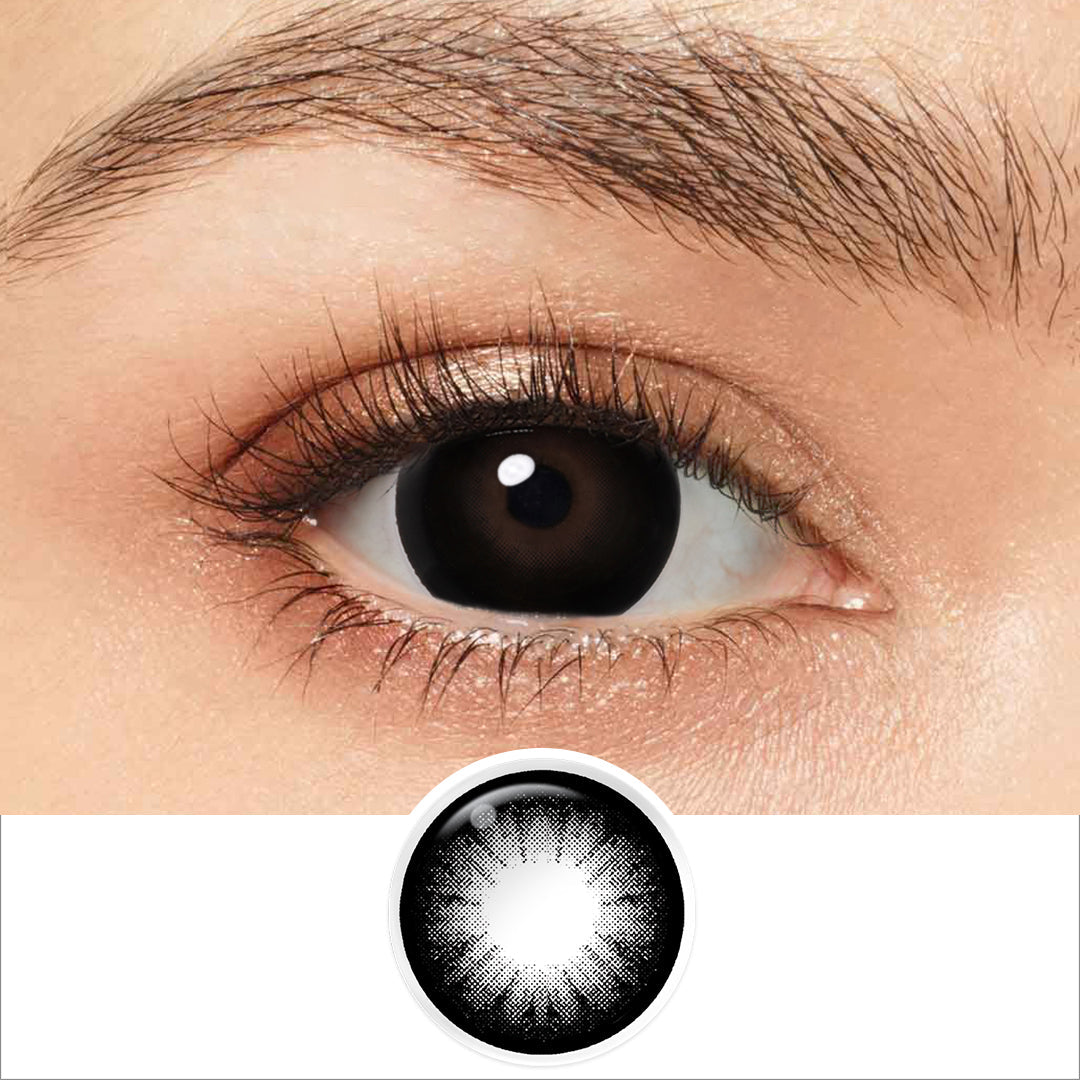 Supersize Black Plus Coloured Contacts | 6 Months
