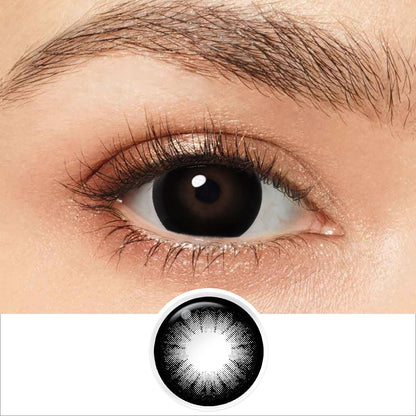 Supersize Black Plus Coloured Contacts | 6 Months