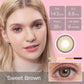 Luna Sweet Brown Coloured Contacts | 6 Months