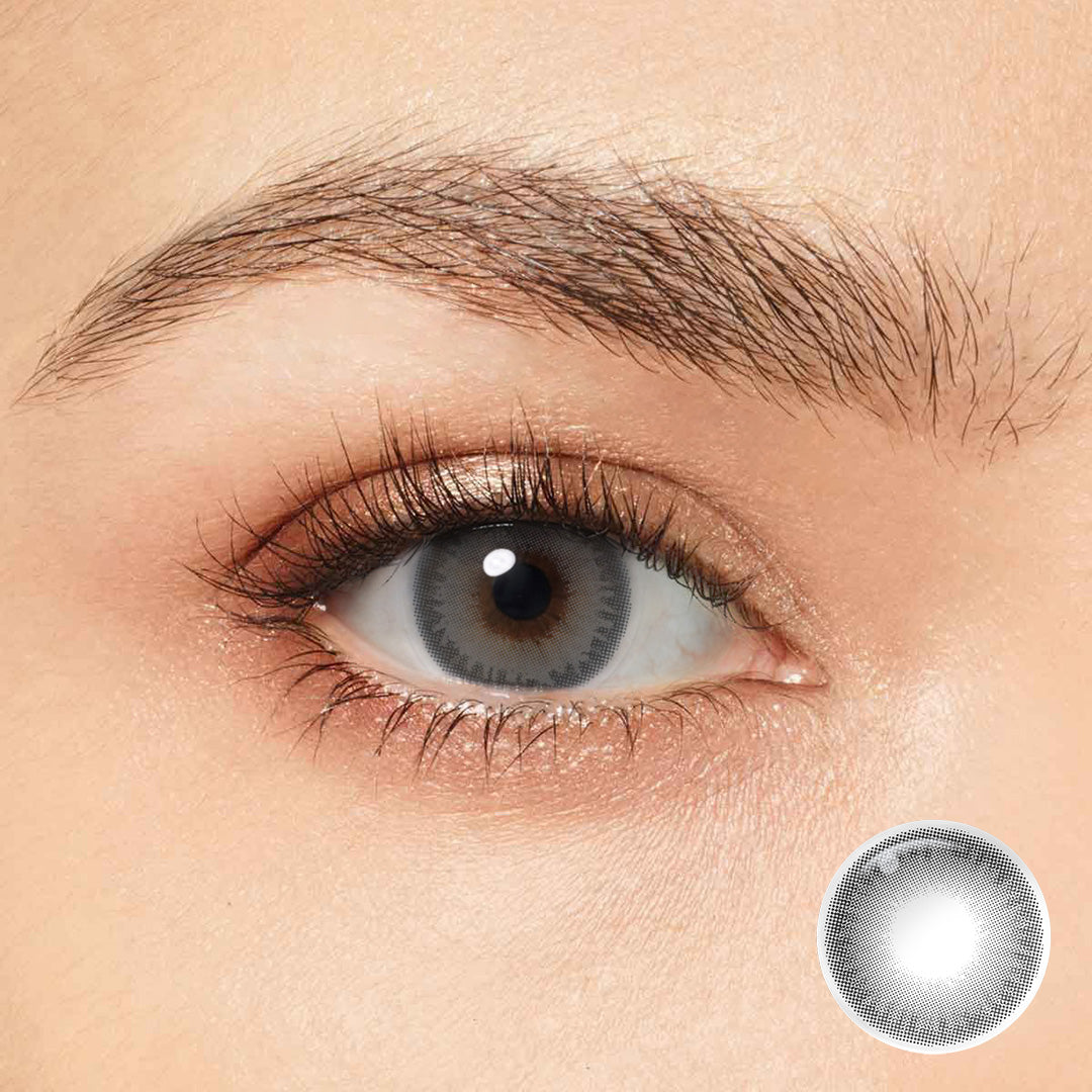 NILS Smog Gray Coloured Contacts | 6 Months